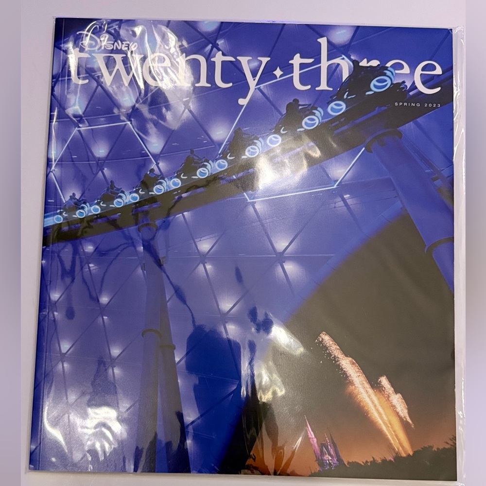 Disney Twenty Three Magazine with Tron Coaster Cover